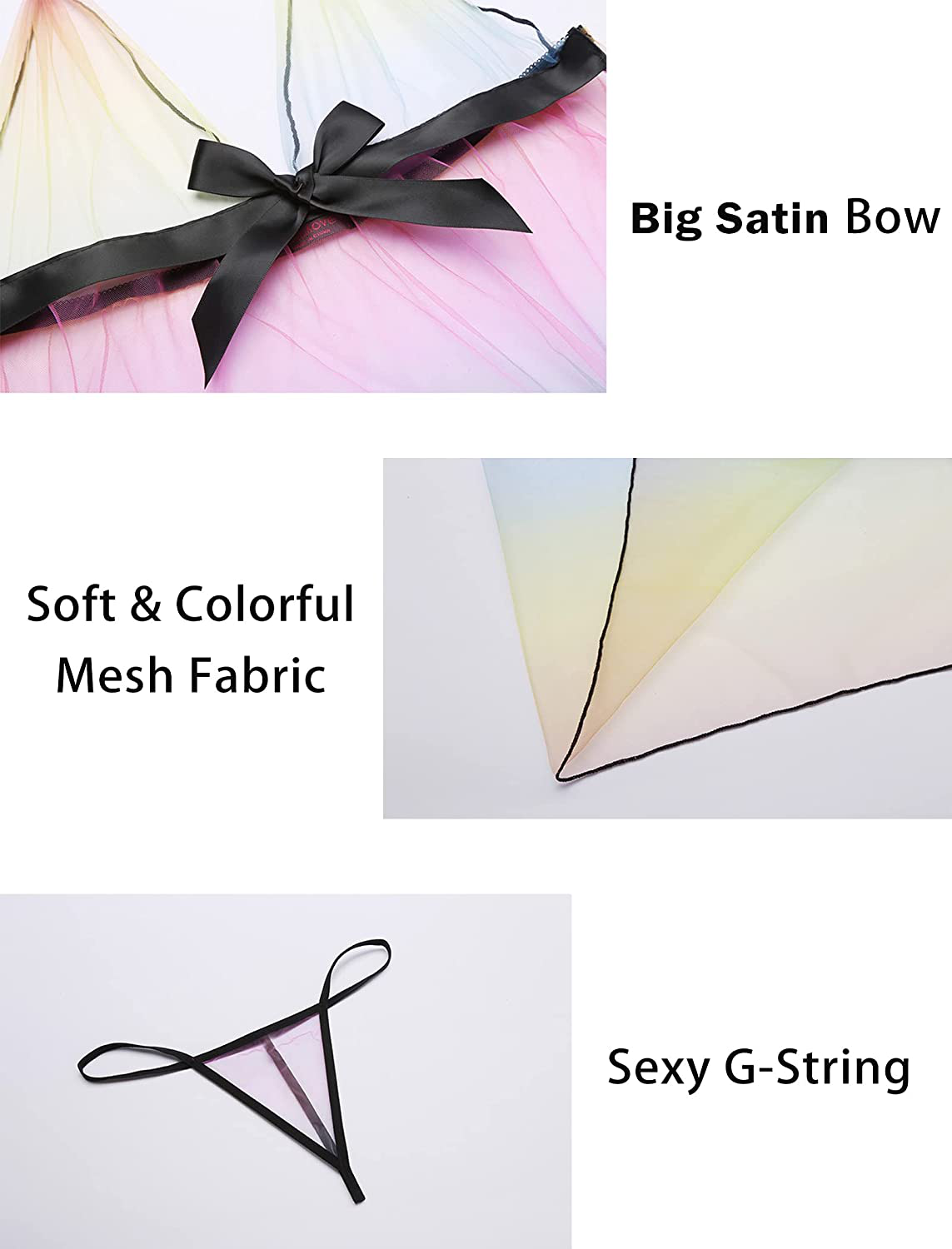 Avidlove Lingerie for Women Lace Babydoll Strap Chemise Halter Negligee Apparel & Accessories > Clothing > Underwear & Socks > Lingerie Kylie Max