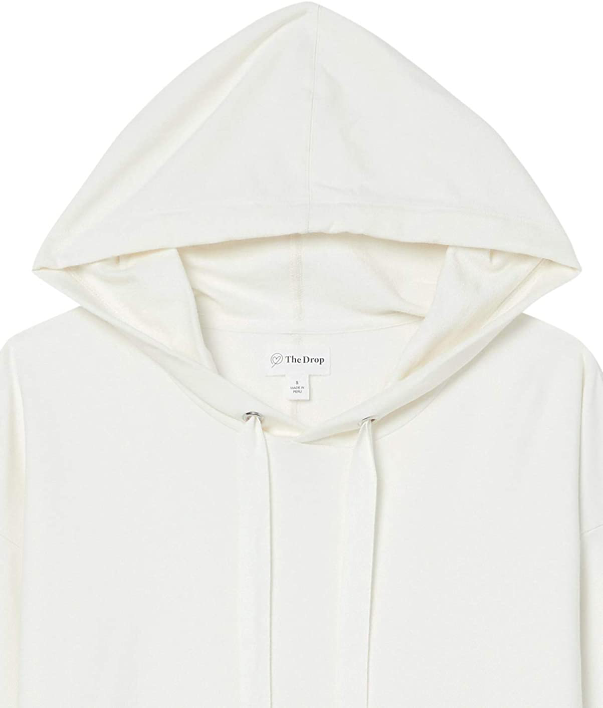 The Drop Women'S Iona Long Sleeve Hooded Mini Sweatshirt Dress Apparel & Accessories > Clothing > Activewear Kylie Max