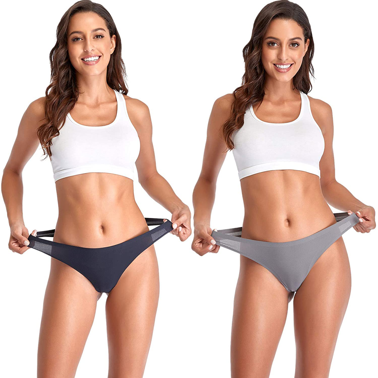 Thong underwear for women,No Show Breathable Cotton Womens Thongs Underwear Seamless Thongs for Women Apparel & Accessories > Clothing > Underwear & Socks > Underwear QOVOQ