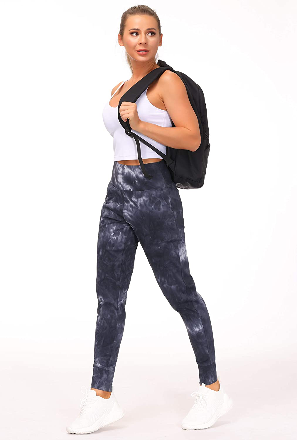 THE GYM PEOPLE Women'S Joggers Pants Lightweight Athletic Leggings Tapered Lounge Pants for Workout, Yoga, Running Apparel & Accessories > Clothing > Activewear Kylie Max