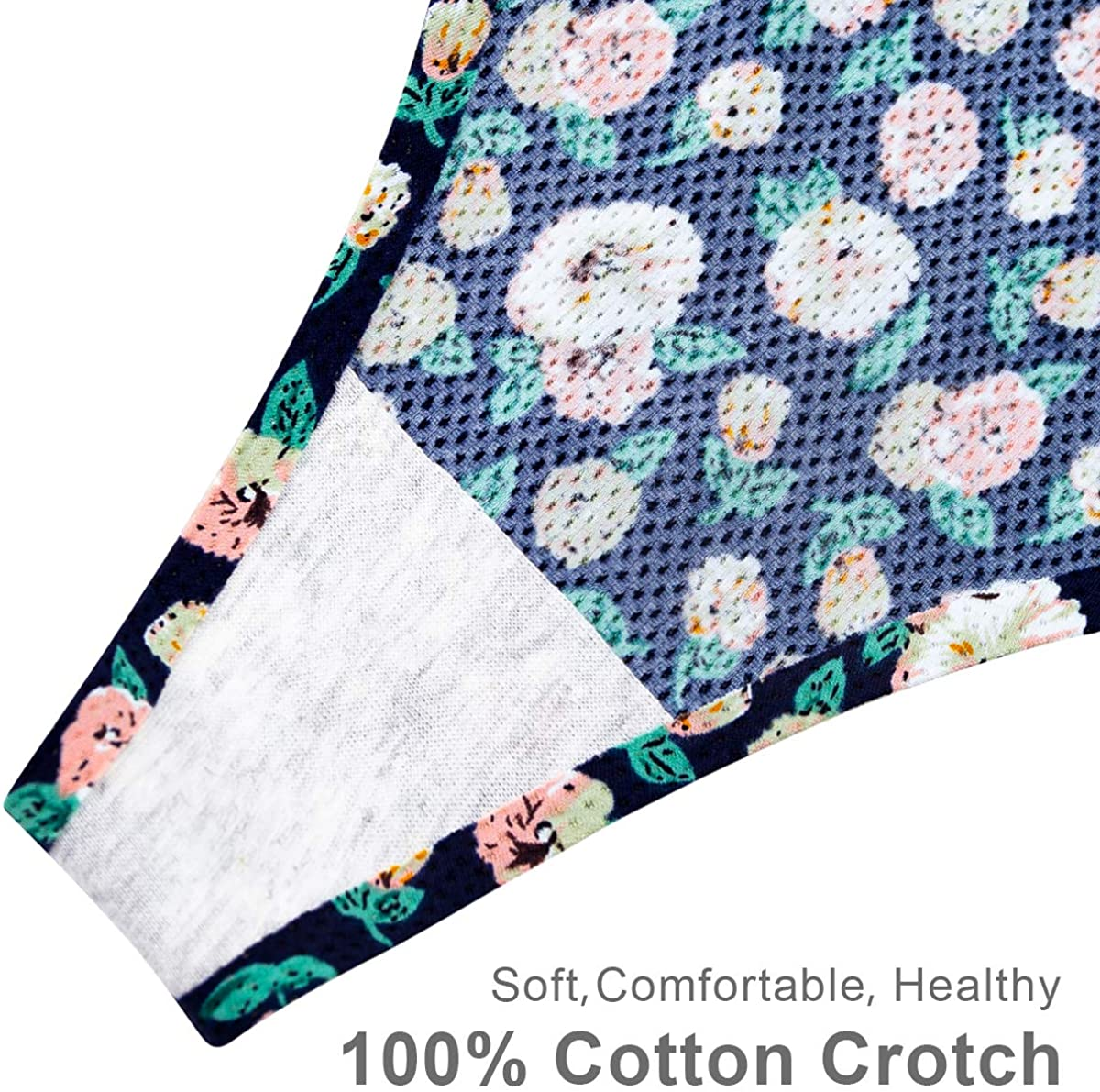 Thong Underwear for Women,No Show Breathable Cotton Womens Thongs Underwear Seamless Thongs for Women Apparel & Accessories > Clothing > Underwear & Socks > Underwear QOVOQ