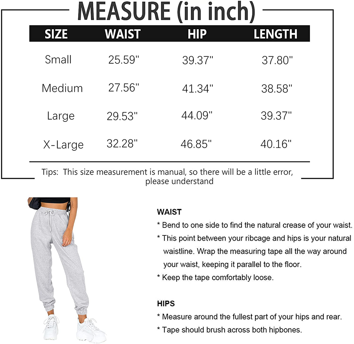 Ezymall Womens Sweatpants Comfy High Waisted Workout Athletic Lounge Joggers Pants with Pockets Apparel & Accessories > Clothing > Activewear Kylie Max