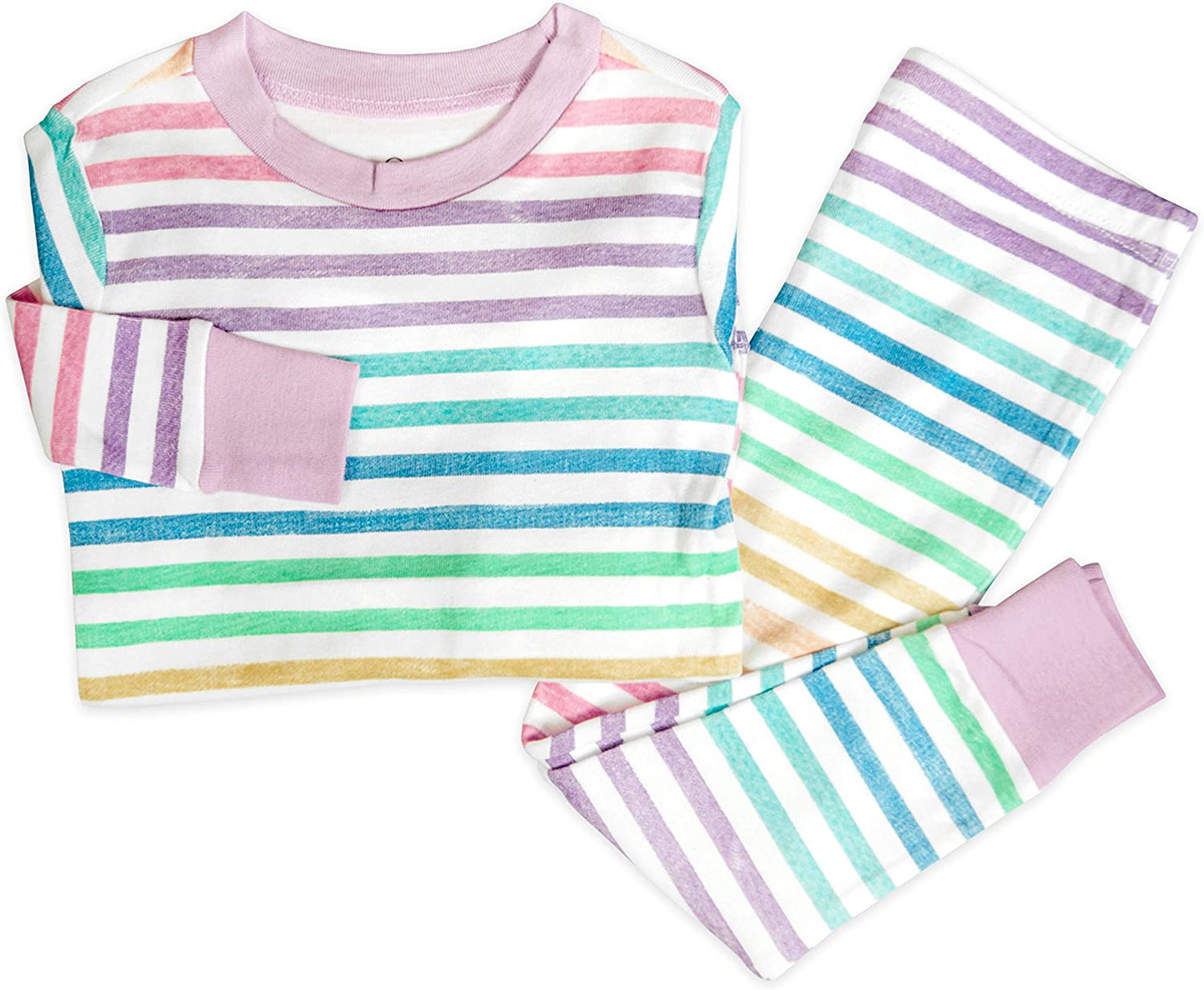 Honestbaby Organic Cotton 2-Piece Snug Fit Pajama Set Apparel & Accessories > Clothing > Sleepwear & Loungewear > Pajamas Kylie Max