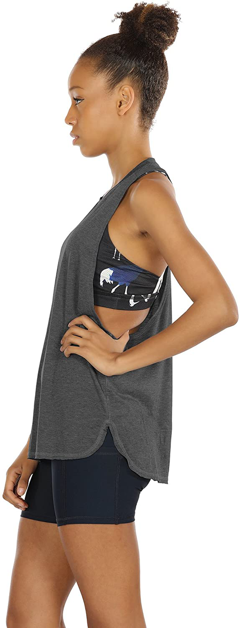 Icyzone Workout Tank Tops for Women - Running Muscle Tank Sport Exercise Gym Yoga Tops Athletic Shirts(Pack of 3) Apparel & Accessories > Clothing > Activewear Kylie Max