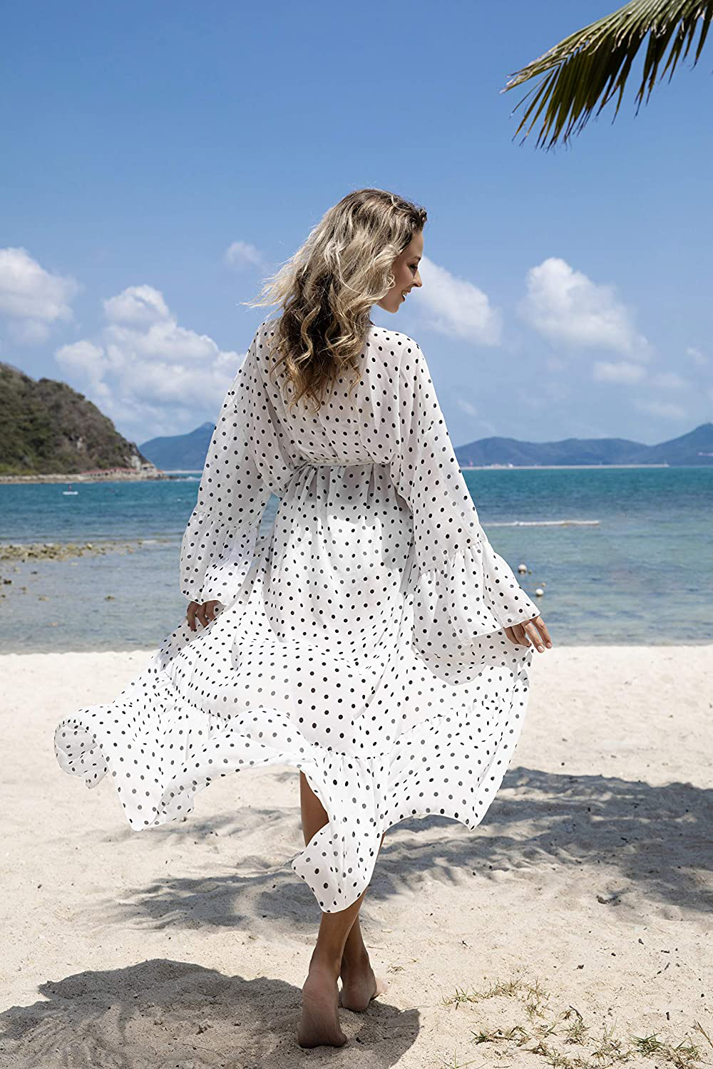 Wander Agio Womens Bikini Cover Ups Beach Casual Dress Coverup Swimsuits Long Cardigan Bohemia Apparel & Accessories > Clothing > Swimwear Kylie Max