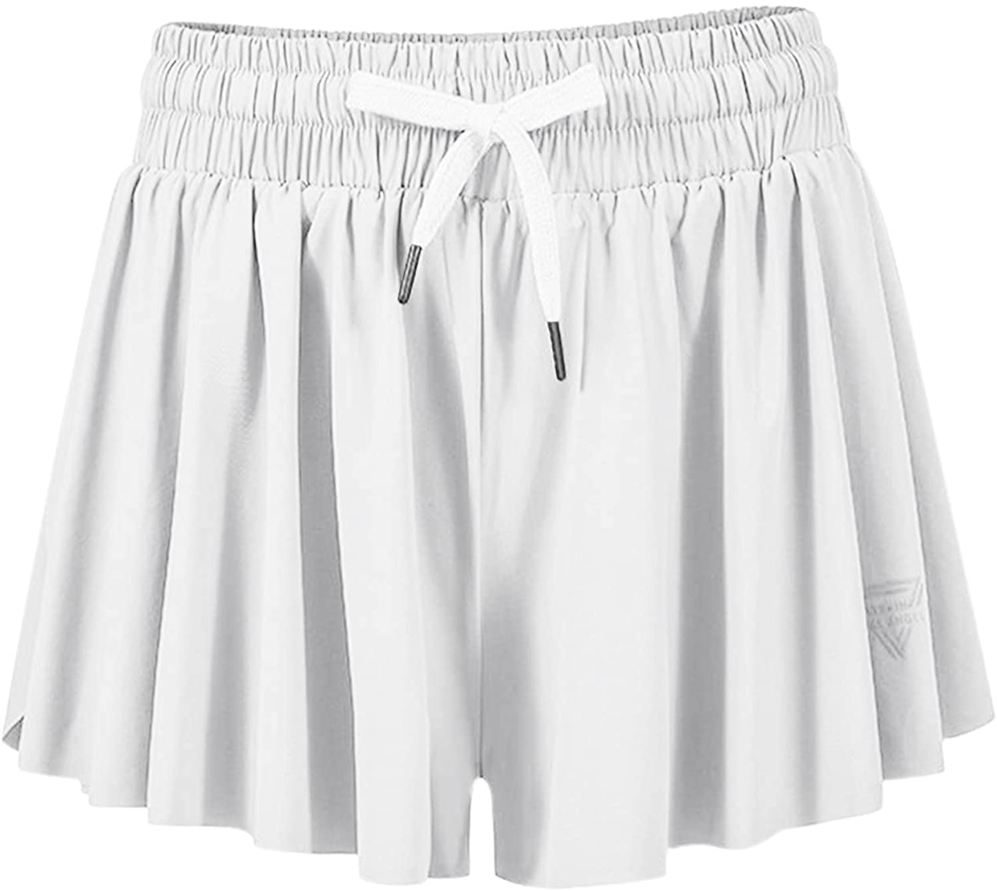 Burband Womens High Waisted Flowy Tennis Skirts Gym Yoga Pants Stretchy Pleated Golf Biker Shorts Summer Cute Lounge Skirts Apparel & Accessories > Clothing > Underwear & Socks > Shapewear Burband