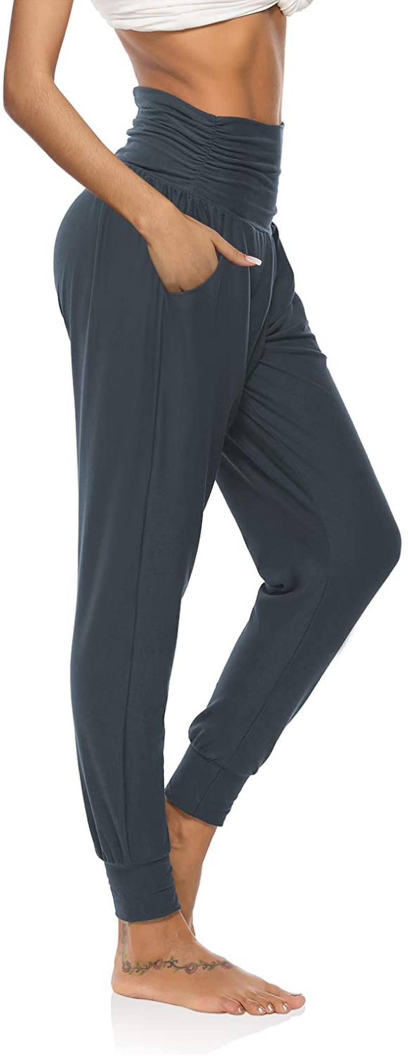 DIBAOLONG Womens Yoga Sweatpants Loose Workout Joggers Pants Comfy Lounge Pants with Pockets Apparel & Accessories > Clothing > Activewear Kylie Max