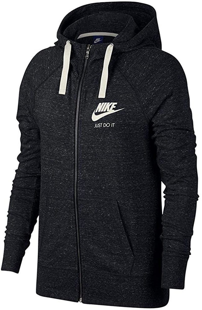 Nike Women'S Sportswear Gym Vintage Full-Zip Hoodie Apparel & Accessories > Clothing > Activewear Kylie Max