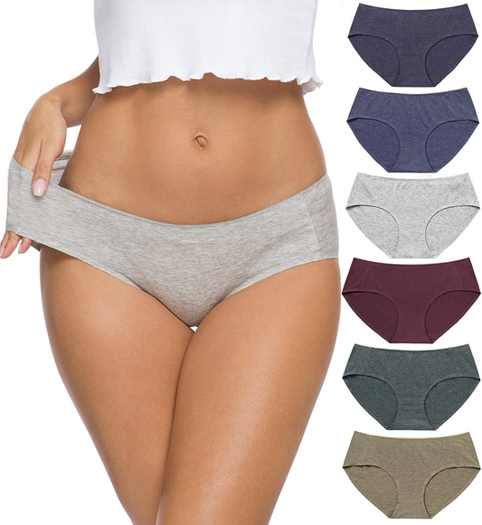 Wealurre Cotton Bikini Women'S Breathable Panties Seamless Comfort Underwear Apparel & Accessories > Clothing > Underwear & Socks > Underwear Wealurre Blue Gold Medium