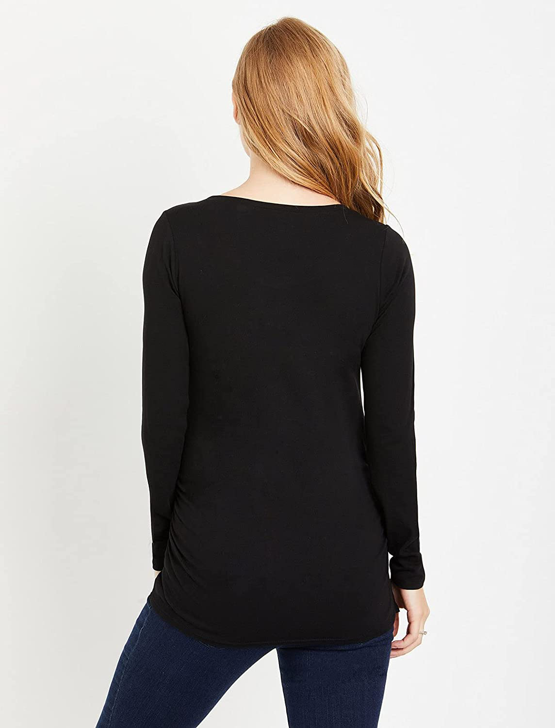 Motherhood Maternity Women'S Bumpstart 2 Pack Long Sleeve Tee Shirts Apparel & Accessories > Clothing > Activewear Kylie Max
