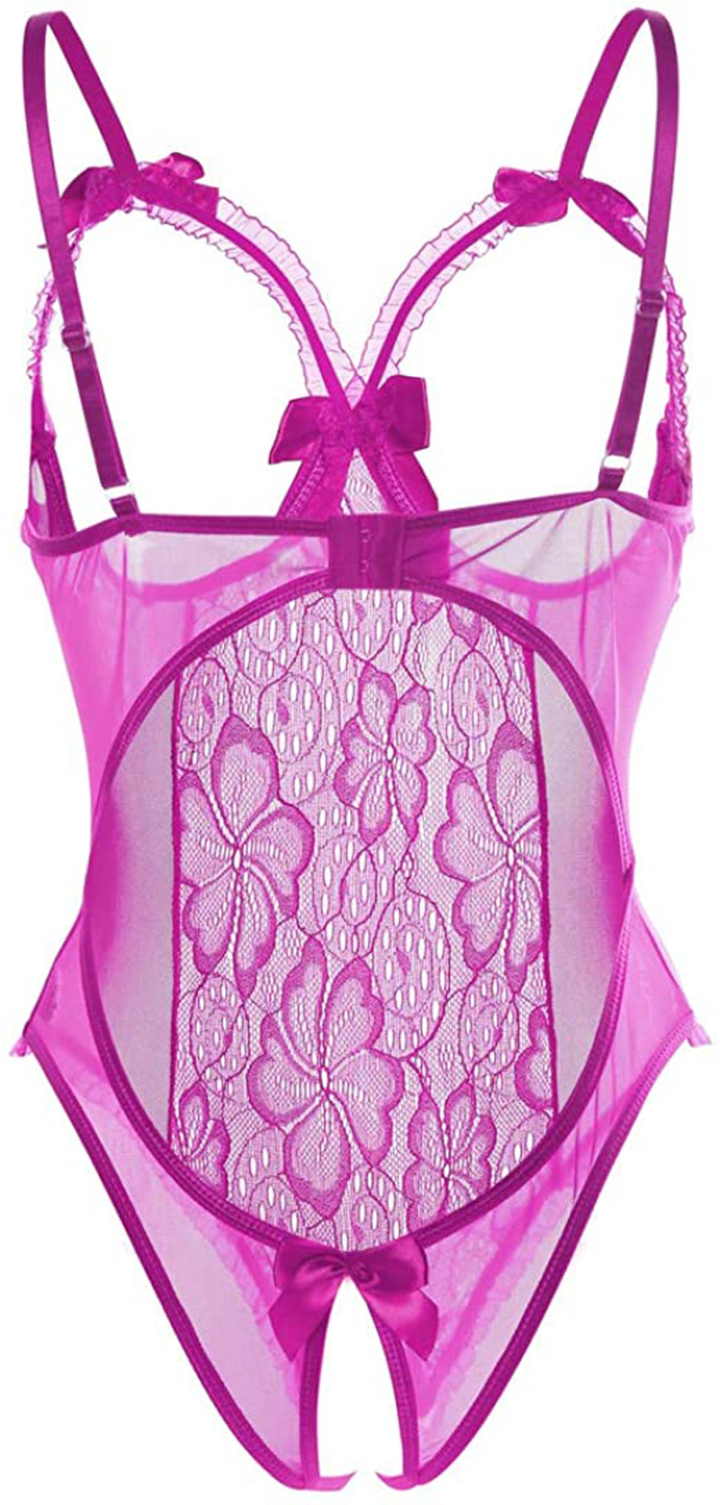 Women Sexy Teddy Lingerie One Piece Lace Babydoll Bodysuit Nightie plus Size S-3XL Apparel & Accessories > Clothing > Underwear & Socks > Lingerie Kylie Max