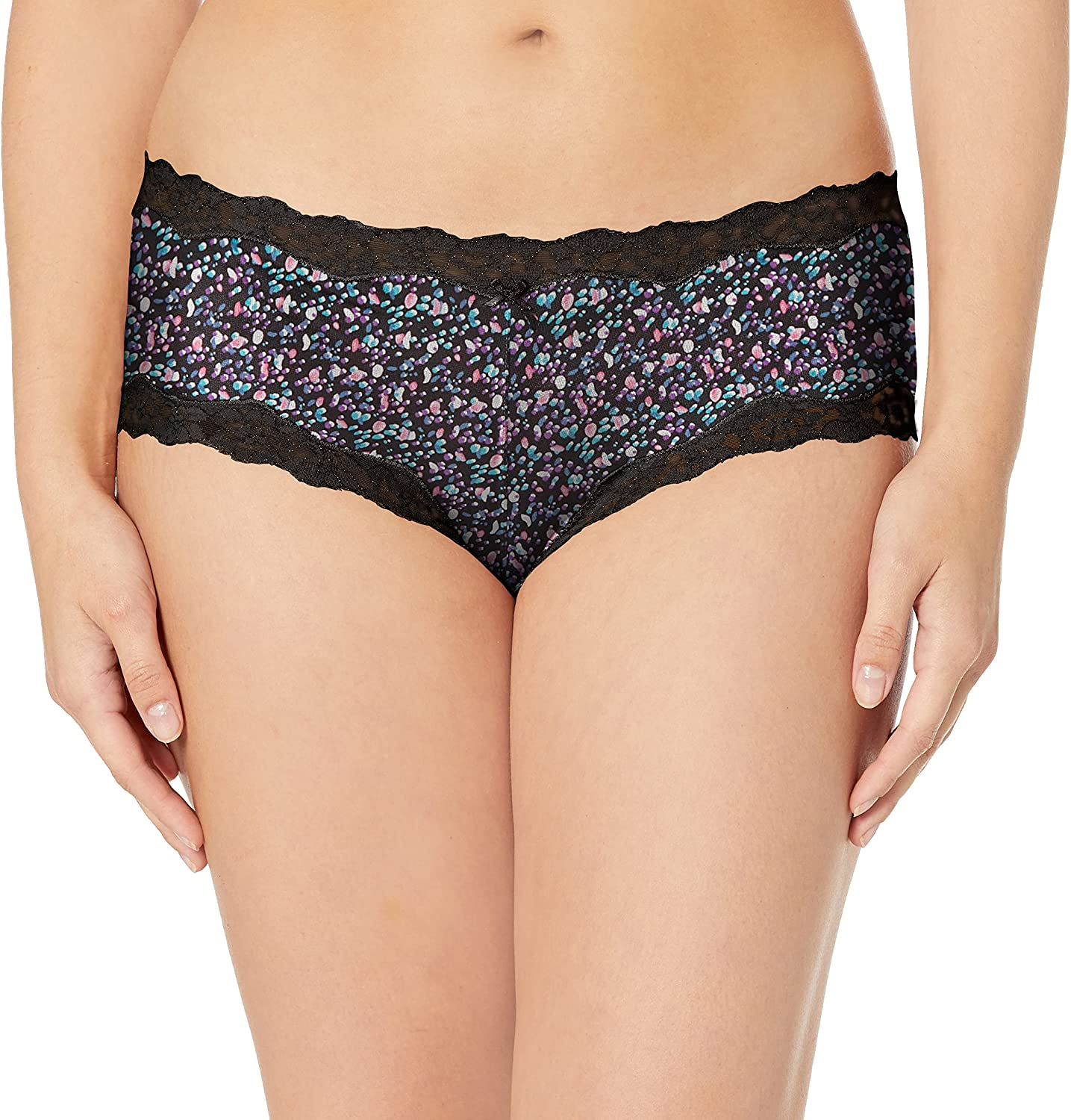 Maidenform Women'S Sexy Must Haves Cheeky Hipster 40823 Apparel & Accessories > Clothing > Underwear & Socks > Underwear Maidenform Painted Black Dot 8