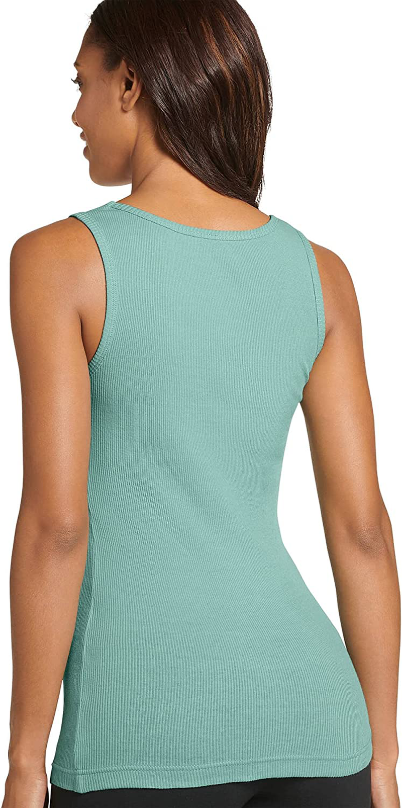 Jockey Women'S T-Shirts 100% Cotton Rib Tank Apparel & Accessories > Clothing > Activewear Kylie Max