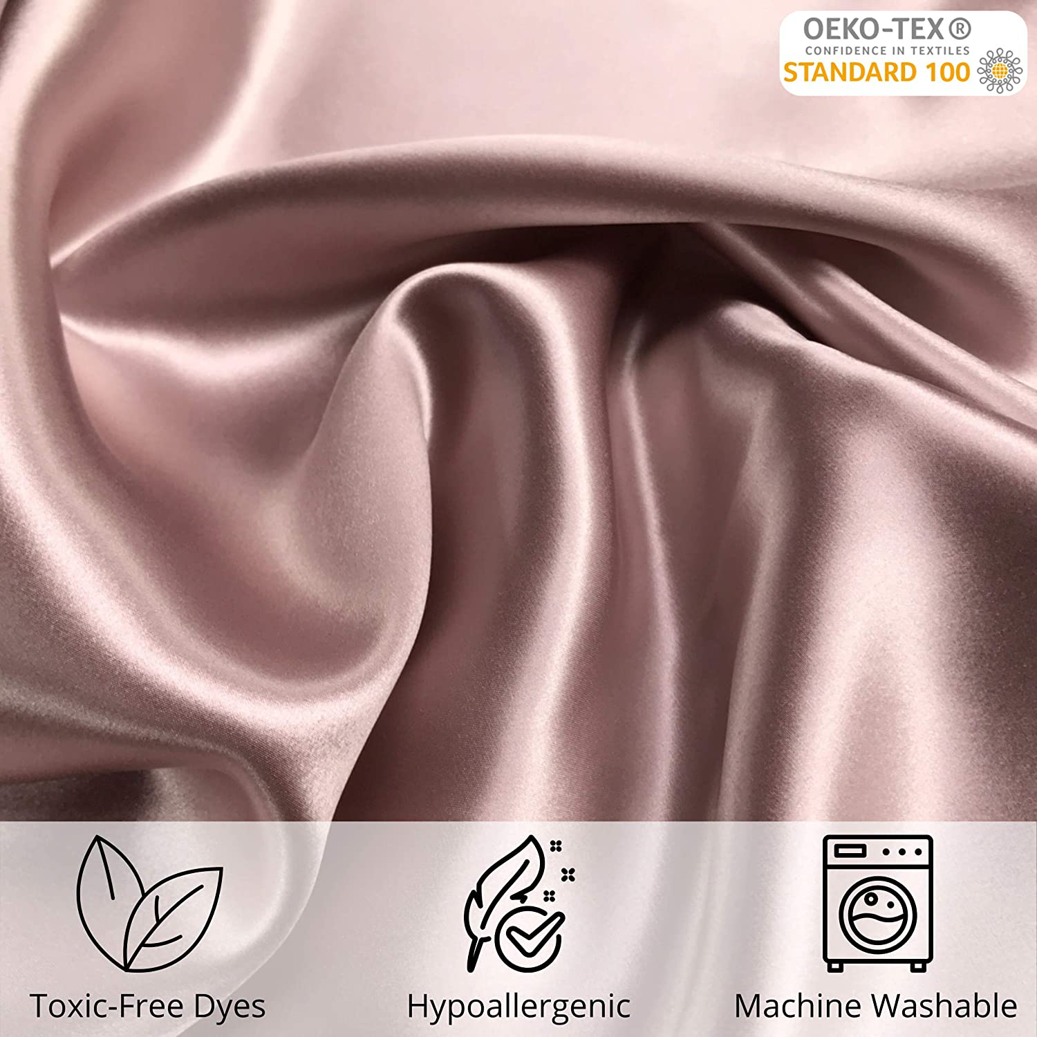 Celestial Silk 100% Pure Mulberry Silk Pillowcase Premium 25 Momme for Hair and Skin, Hypoallergenic Charmeuse Silk Weave on Both Sides - Hidden Zipper Closure (King, Vintage Pink) Arts & Entertainment > Party & Celebration > Gift Giving Celestial Silk