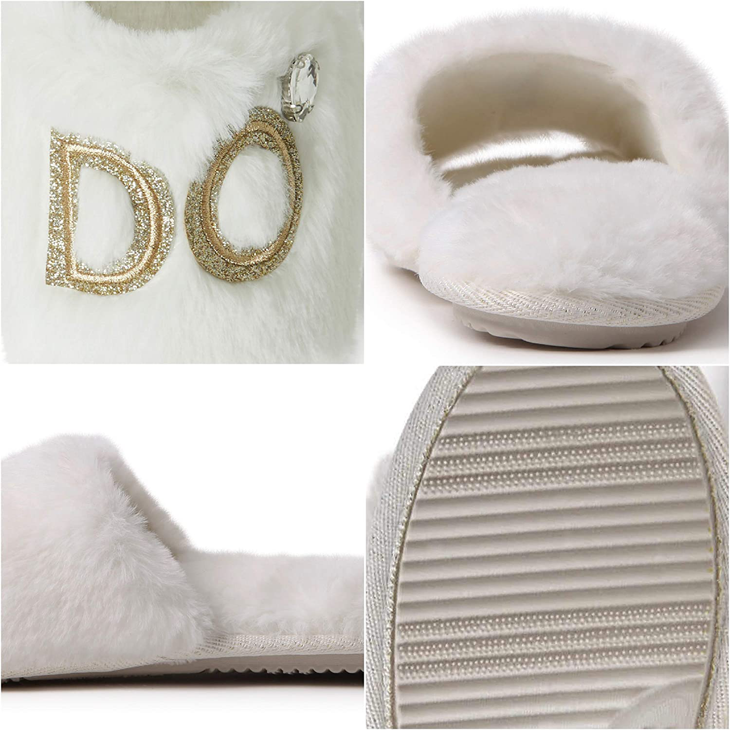 Dearfoams Women's Bridal I Do & I Do Crew Giftable Slide Slipper Arts & Entertainment > Party & Celebration > Gift Giving Dearfoams