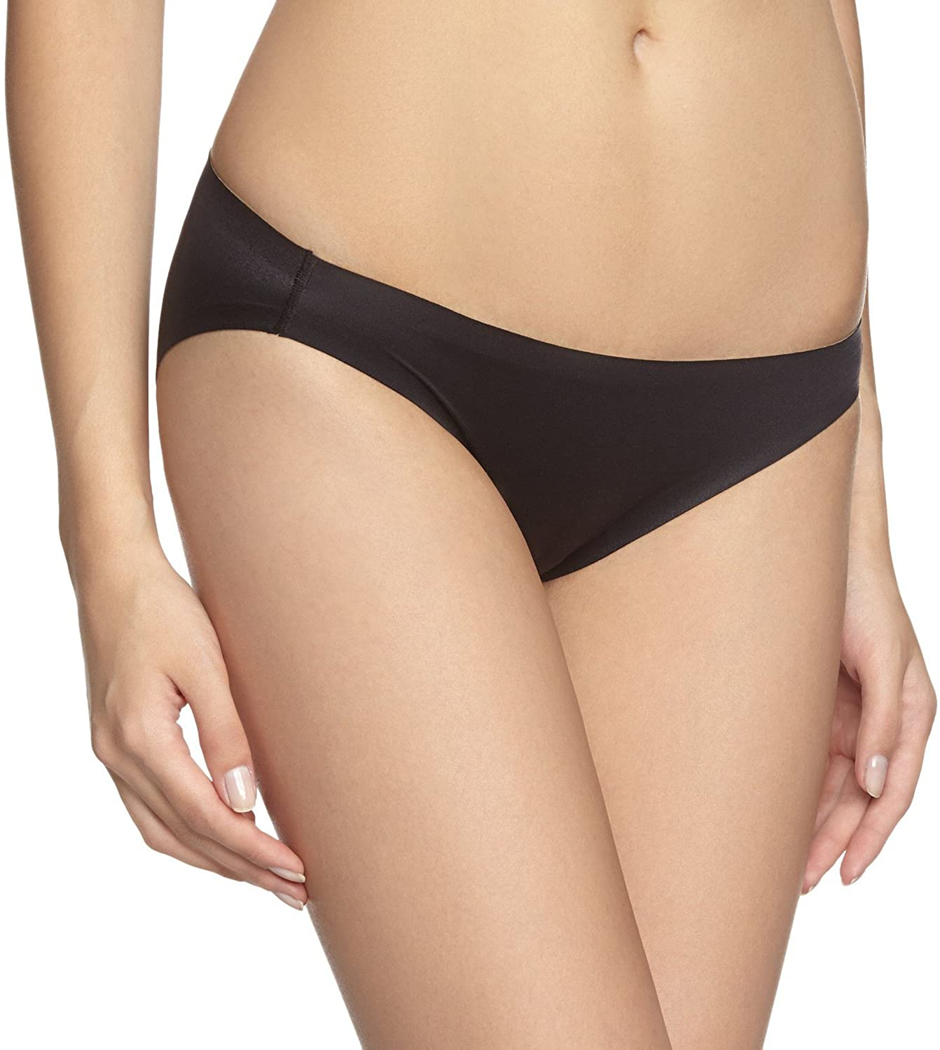 Maidenform Women'S Comfort Devotion Hipster Panty Apparel & Accessories > Clothing > Underwear & Socks > Underwear Maidenform Black Body Beige Lining Regular 7