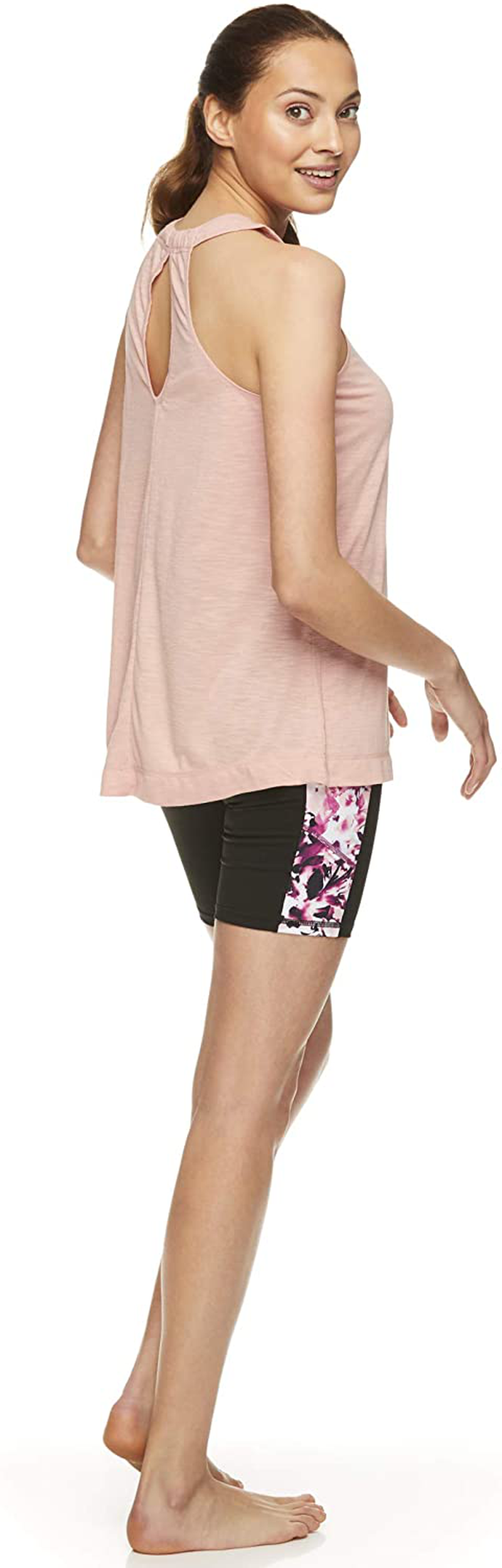 Gaiam Women'S Open Back Yoga Tank Top - Sleeveless Racerback Workout & Gym Shirt Apparel & Accessories > Clothing > Activewear Kylie Max