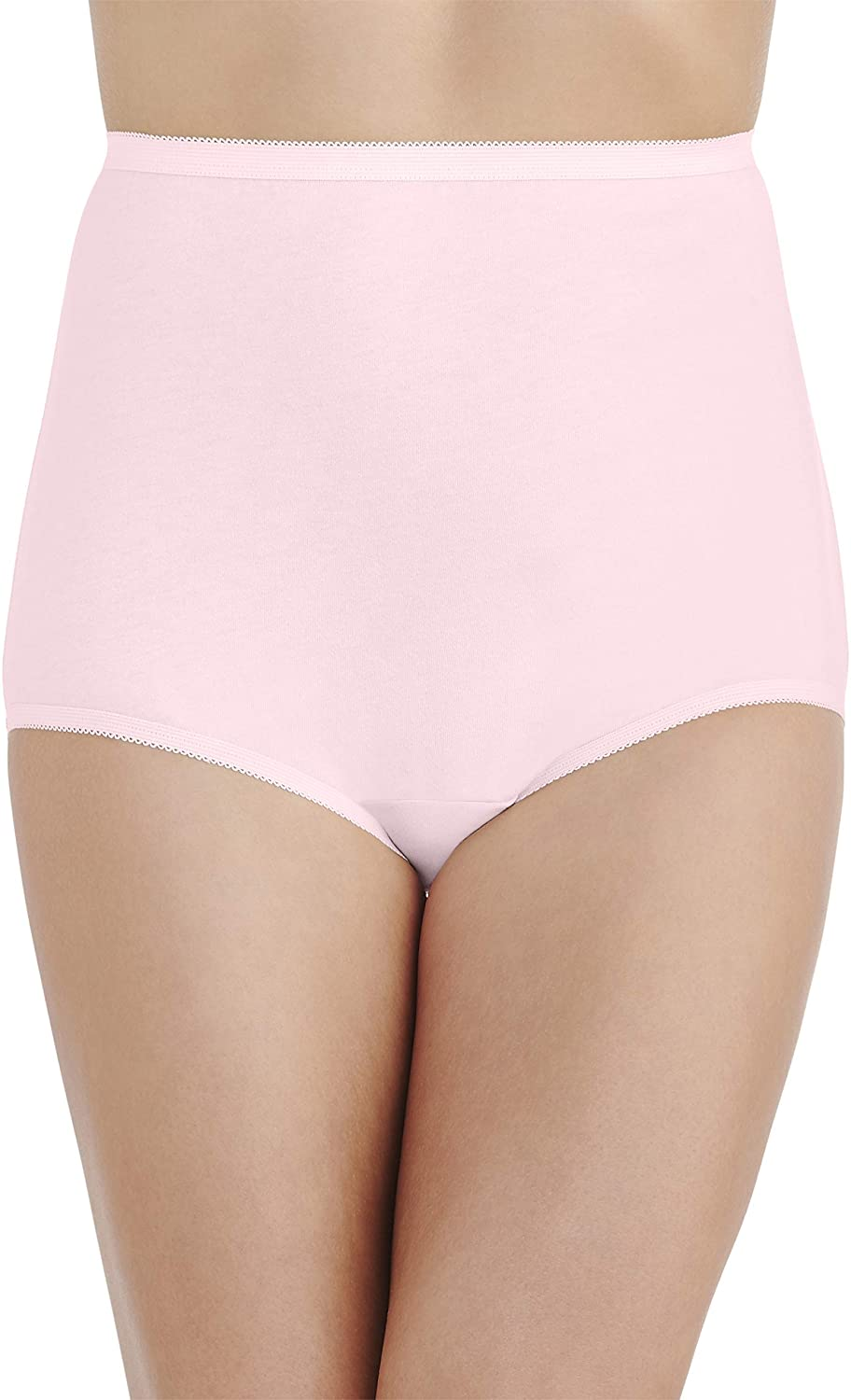 Vanity Fair Women'S Perfectly Yours Traditional Brief Panties Apparel & Accessories > Clothing > Underwear & Socks > Underwear Vanity Fair Cotton - Ballet Pink Cotton 6