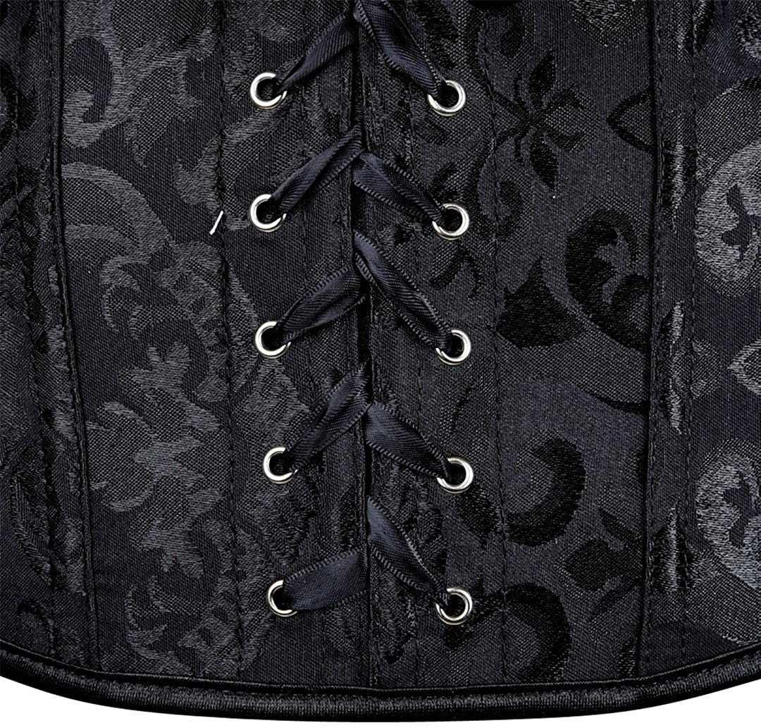 Women Sexy Strap Lace up Corsets and Bustiers Top Overbust Shaper Apparel & Accessories > Clothing > Underwear & Socks > Lingerie Zhitunemi