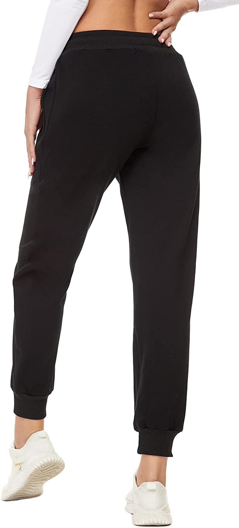 MOUEEY Women'S Super Warm Sherpa Lined Athletic Sweatpants Jogger Fleece Pants with Zipper Pockets Apparel & Accessories > Clothing > Activewear Kylie Max