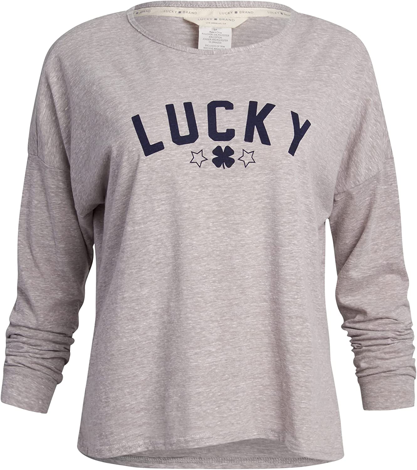 Lucky Brand Women's Pajamas - 2 Piece Scoop Neck Sleep and Lounge Set (Size: S-XL) Apparel & Accessories > Clothing > Sleepwear & Loungewear > Pajamas Lucky Brand