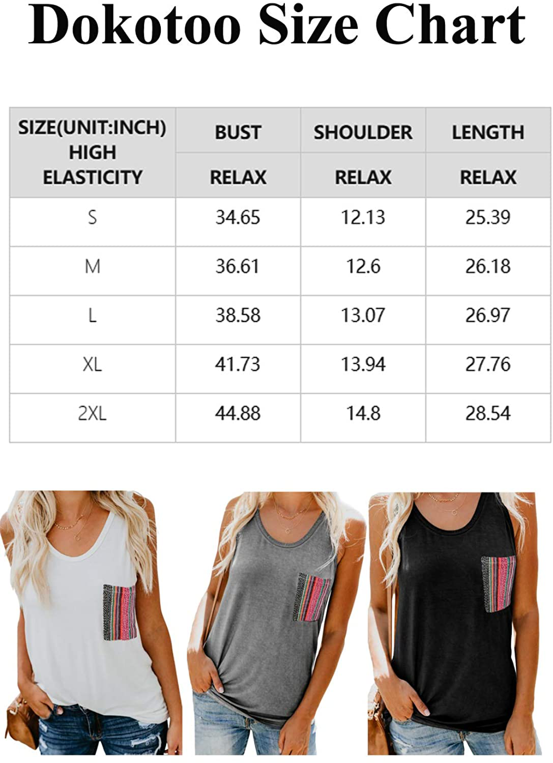 Dokotoo Womens Crew Neck Tank Tops Summer Leopard Detail Print Top Casual Cami Shirts Blouses S-XXL Apparel & Accessories > Clothing > Activewear Kylie Max