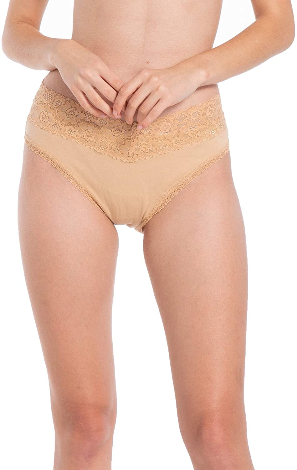 GAREDOB Pack of 8 Women'S Lace Cheeky Hipster Panty, Assorted Different Lace Pattern & Colors Apparel & Accessories > Clothing > Underwear & Socks > Underwear GAREDOB