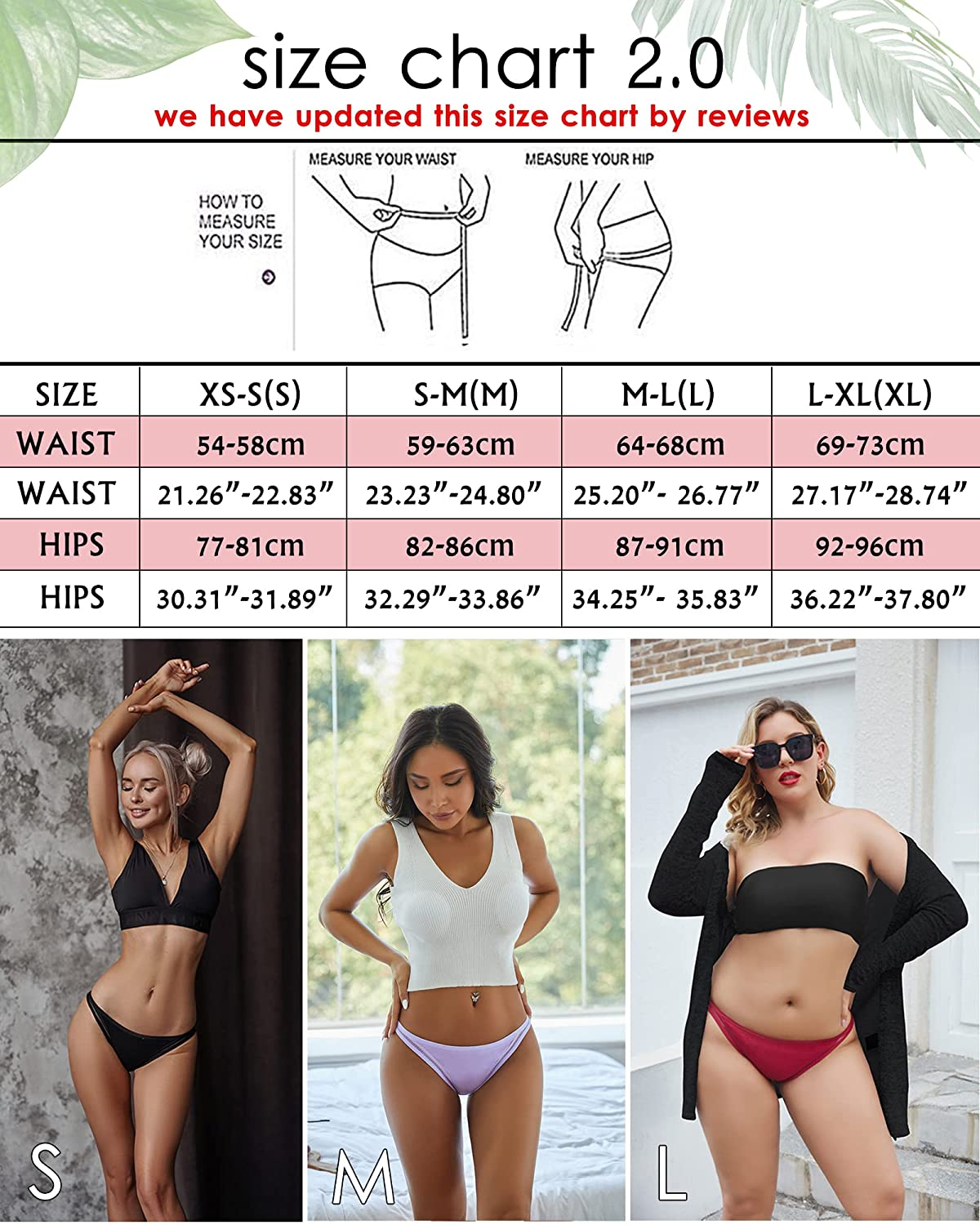 FINETOO 6 Pack Cotton Underwear for Women, Breathable Soft Stretch Hipster High Cut Cheeky String Bikini Panties Apparel & Accessories > Clothing > Underwear & Socks > Underwear KYLIE MAX