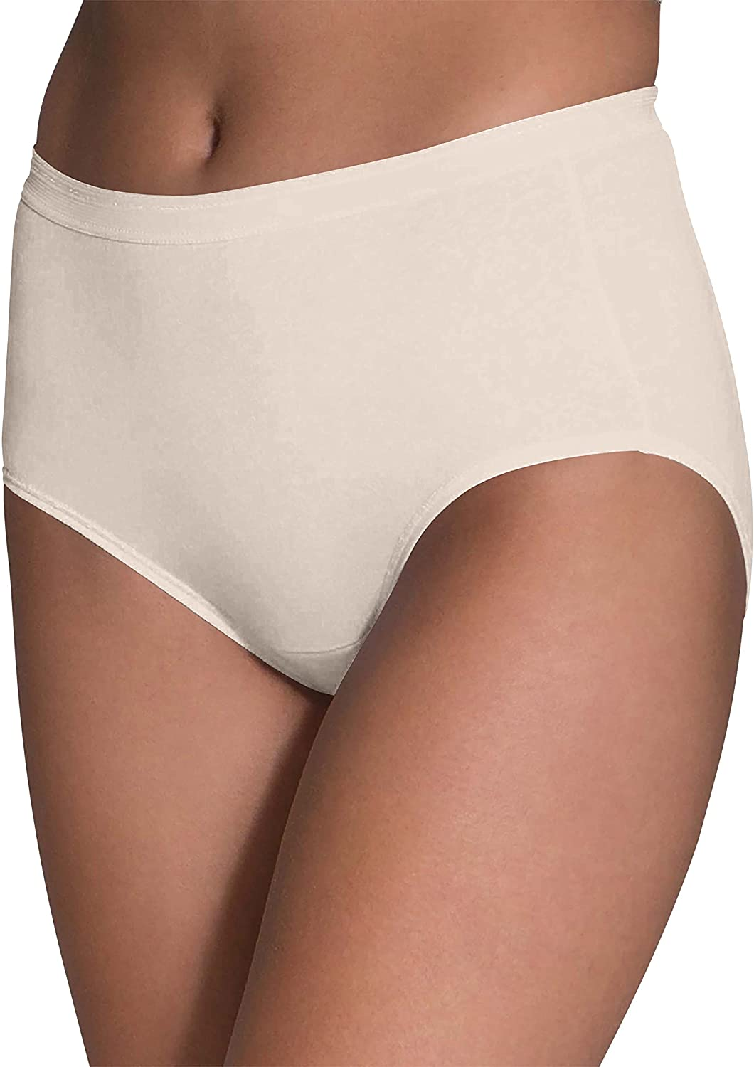 Fruit of the Loom Women'S Eversoft Cotton Brief Underwear (Regular & plus Size) Apparel & Accessories > Clothing > Underwear & Socks > Underwear Fruit of the Loom