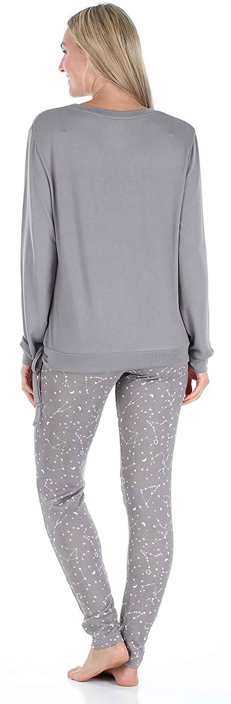 Olivia Rae Women'S Long Sleeve Top and Pajama Pant Set Apparel & Accessories > Clothing > Sleepwear & Loungewear > Pajamas Kylie Max