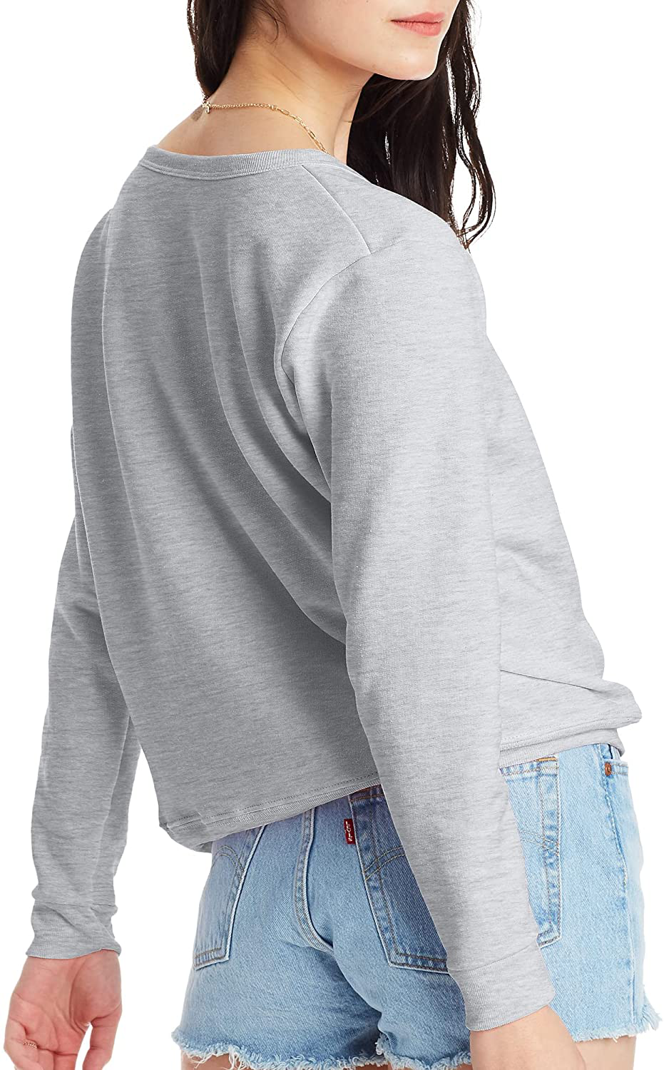 Hanes Women'S Ecosmart Crewneck Sweatshirt Apparel & Accessories > Clothing > Activewear Kylie Max