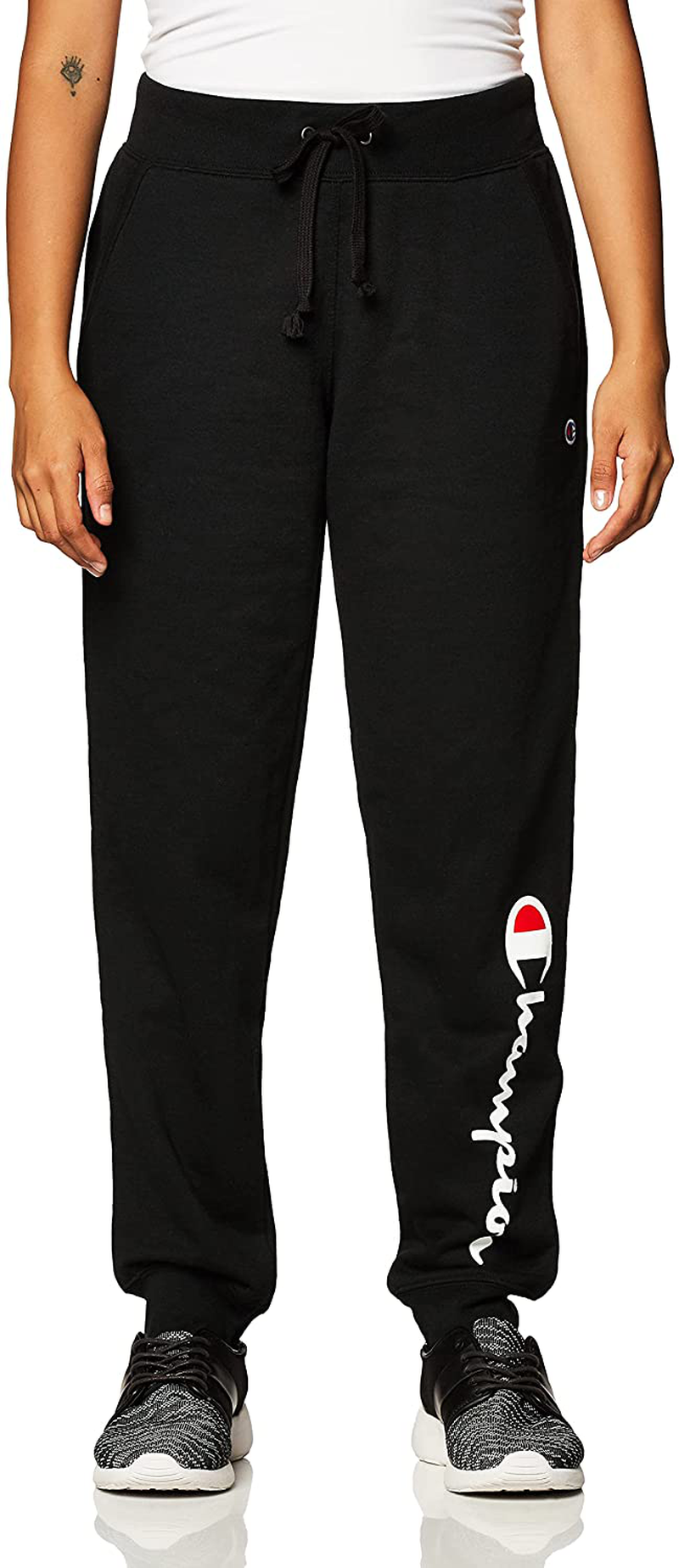Champion Women'S Powerblend Joggers, Script Logo Apparel & Accessories > Clothing > Activewear Kylie Max