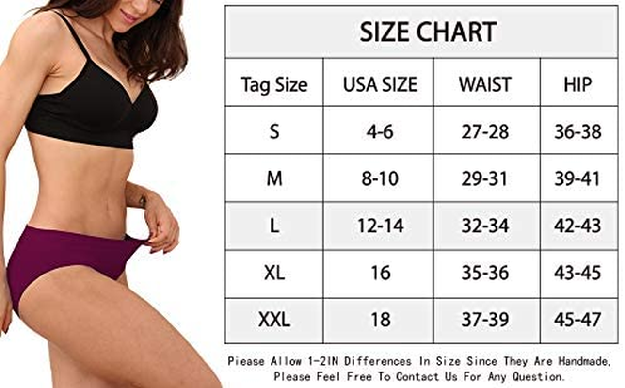 R RUXIA Women'S Hipster Panties Seamless Low-Rise Cheekini Panty Soft Stretch Bikini Underwear (Multi Colors,Pack of 5) … Apparel & Accessories > Clothing > Underwear & Socks > Underwear R RUXIA