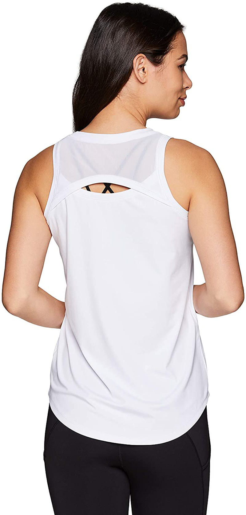RBX Active Women'S Sleeveless Athletic Performance Running Workout Yoga Tank Top with Mesh Ventilation Apparel & Accessories > Clothing > Activewear Kylie Max