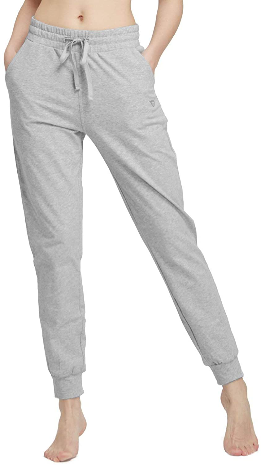 BALEAF Women'S Sweatpants Joggers Cotton Yoga Lounge Sweat Pants Casual Running Tapered Pants with Pockets Apparel & Accessories > Clothing > Activewear Kylie Max