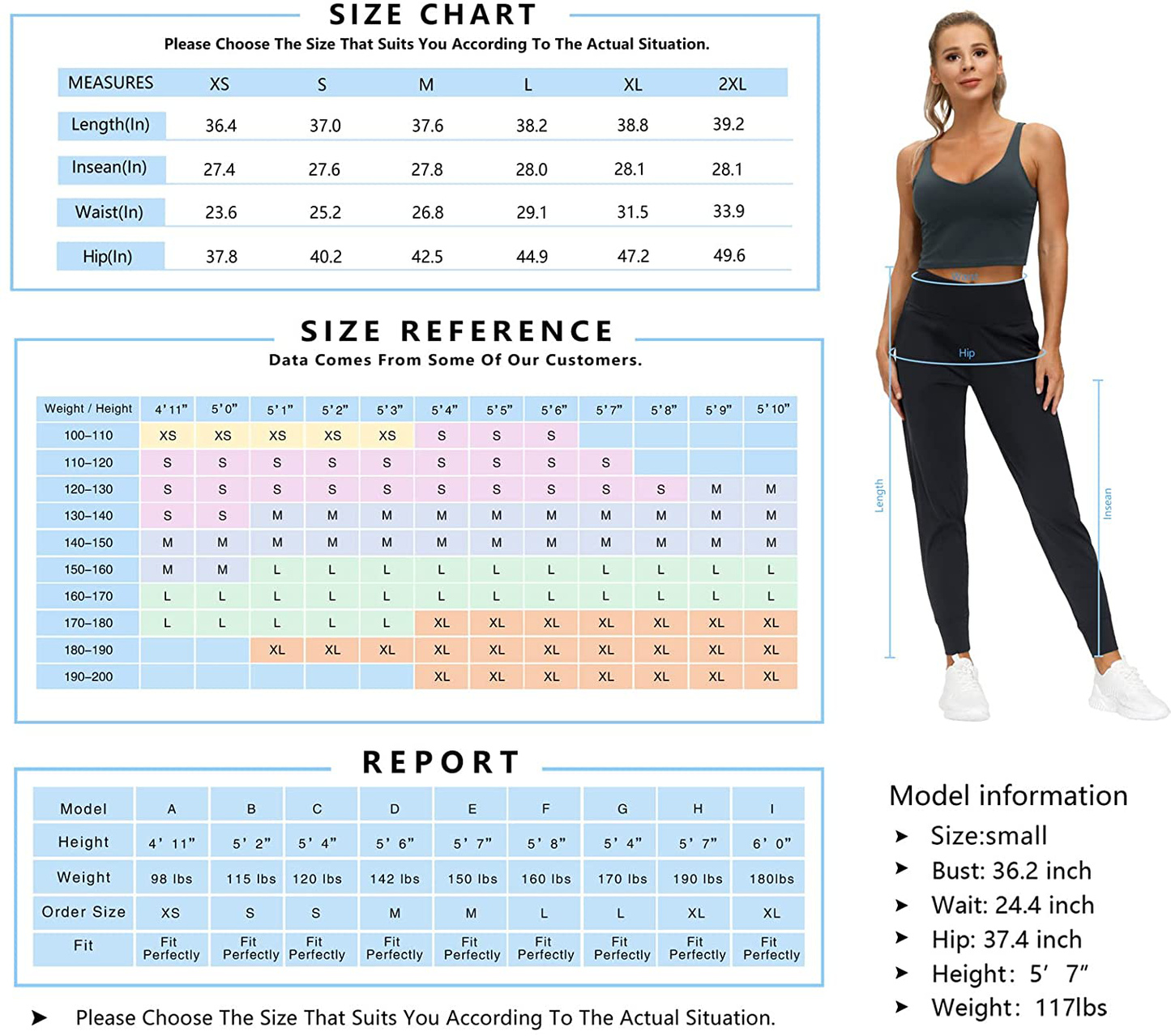 THE GYM PEOPLE Women'S Joggers Pants Lightweight Athletic Leggings Tapered Lounge Pants for Workout, Yoga, Running Apparel & Accessories > Clothing > Activewear Kylie Max