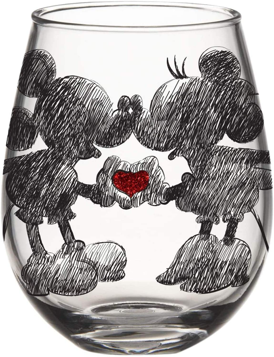 Silver Buffalo Friends You're the Rachel Stemless Drinking Glass, 1 Count (Pack of 1), Clear Arts & Entertainment > Party & Celebration > Gift Giving Silver Buffalo Mickey and Minnie
