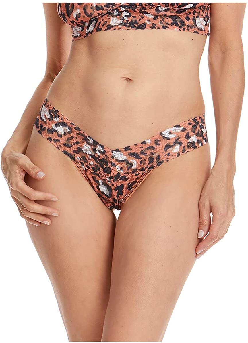 Hanky Panky Low Rise Thong (Prints) Apparel & Accessories > Clothing > Underwear & Socks > Underwear hanky panky Cheeky Cheetah