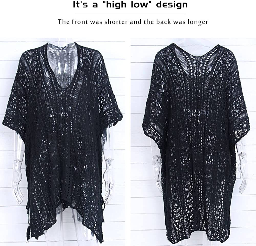Shermie Swimsuit Cover Ups for Women V Neck Loose Beach Bikini Bathing Suit Cover Up Apparel & Accessories > Clothing > Swimwear Kylie Max