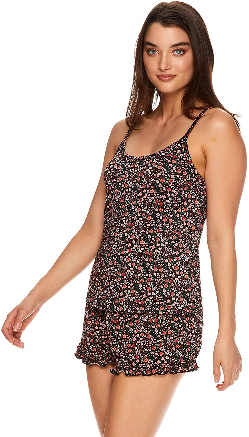 Nanette Lepore Womens 3-Piece Pajamas – Printed Cami and Short Pajama Set for Women with Matching Robe Apparel & Accessories > Clothing > Sleepwear & Loungewear Kylie Max