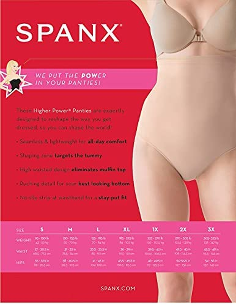 Spanx Higher Power Panties Apparel & Accessories > Clothing > Underwear & Socks > Shapewear SPANX