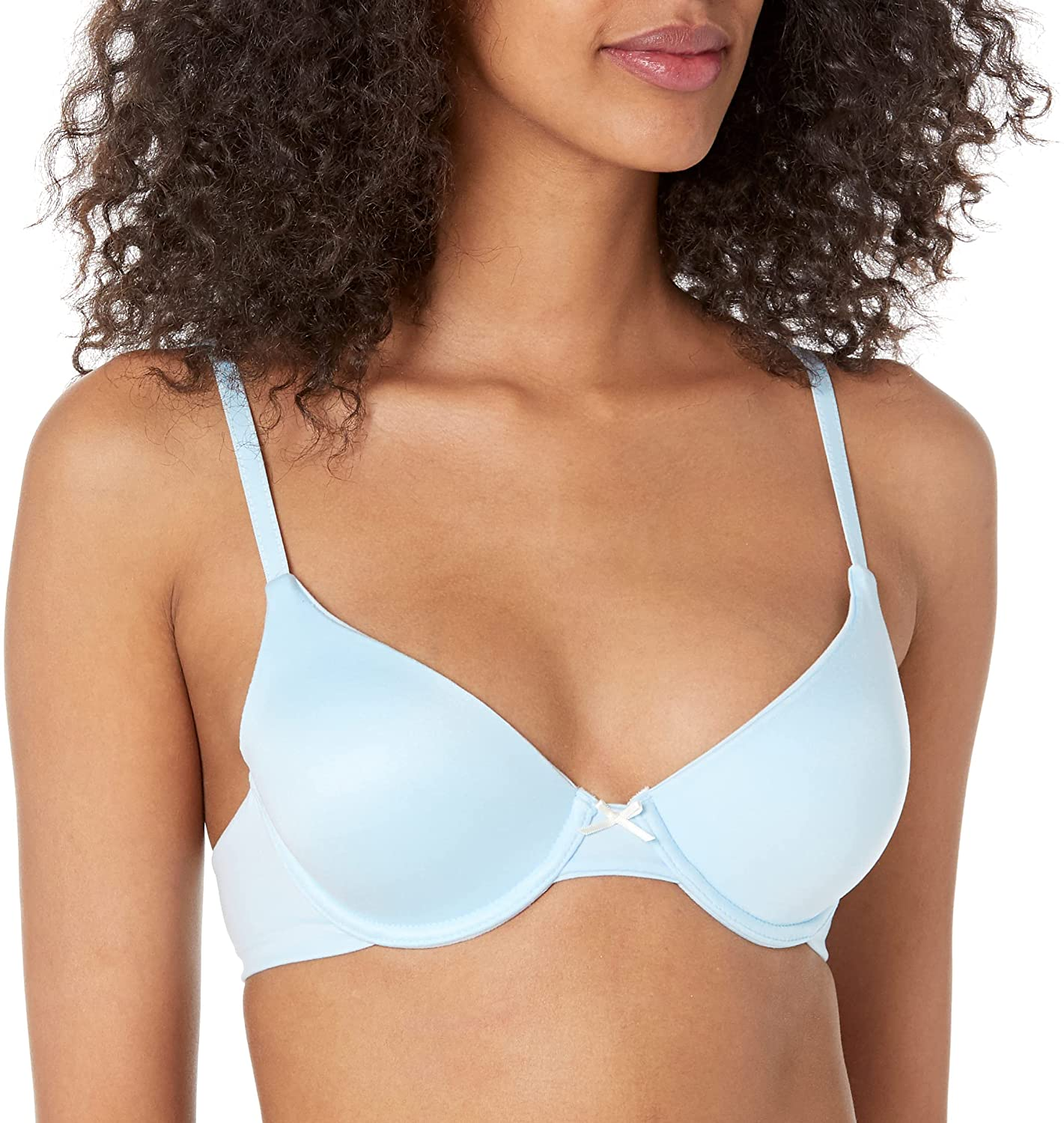 Maidenform Women'S Comfy Soft Full Coverage Underwire Bra 09404 Apparel & Accessories > Clothing > Underwear & Socks > Lingerie Maidenform Blue Whimsy/Pearl 34D