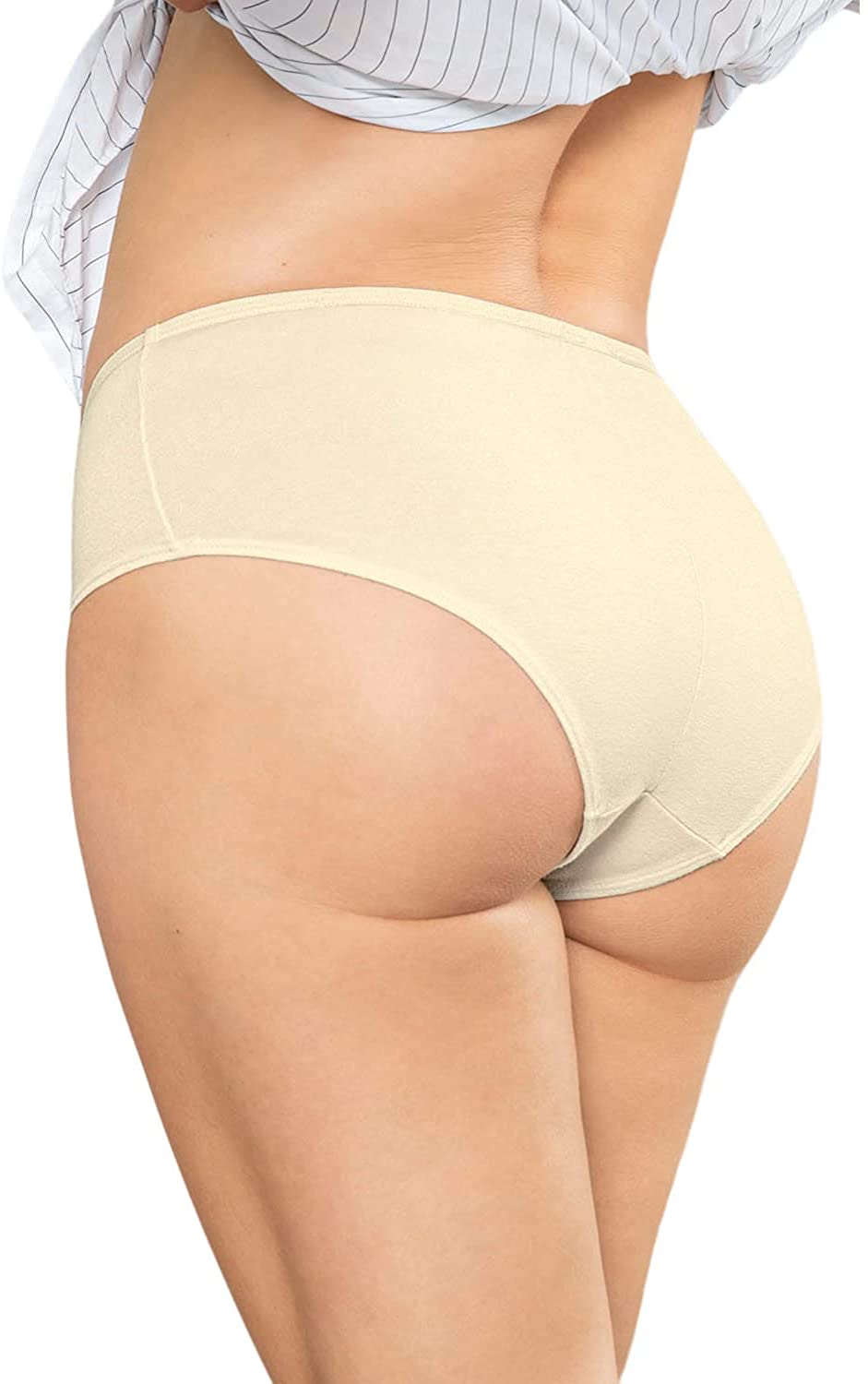 Leonisa 3-Pack Hip Huggers in Super Comfy Cotton Apparel & Accessories > Clothing > Underwear & Socks > Underwear Leonisa