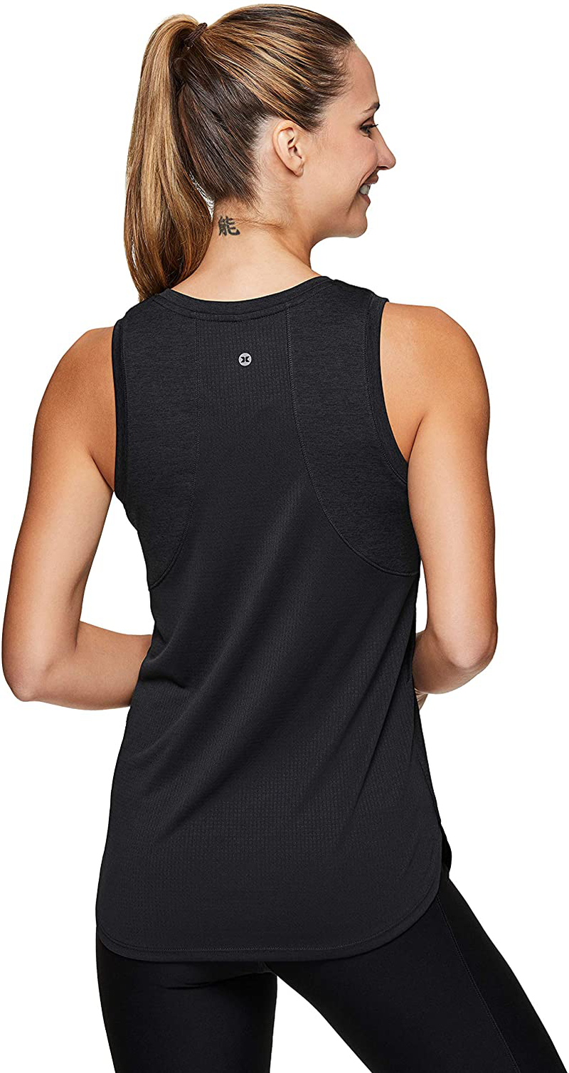 RBX Active Women'S Sleeveless Athletic Performance Running Workout Yoga Tank Top with Mesh Ventilation Apparel & Accessories > Clothing > Activewear Kylie Max