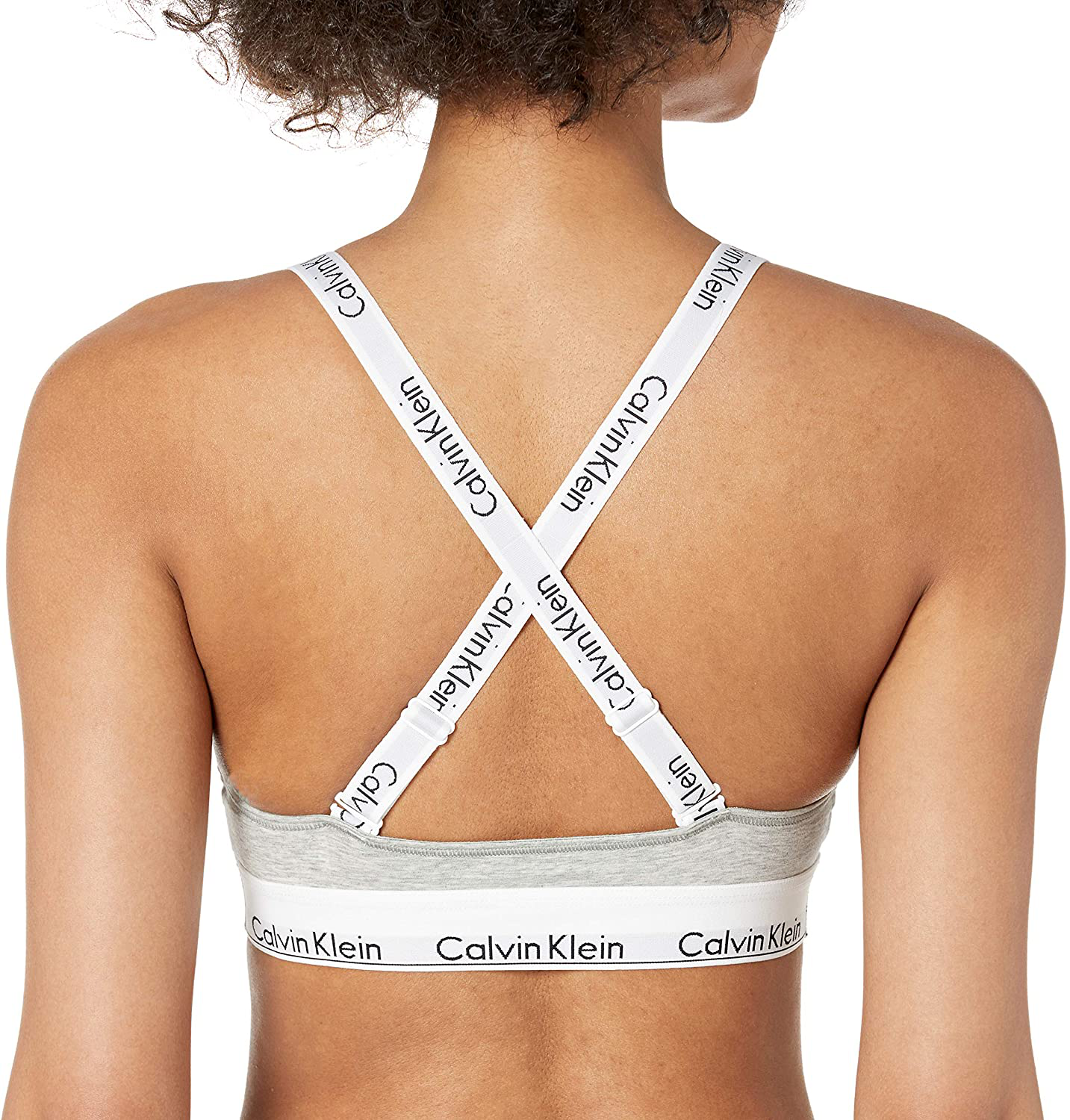 Calvin Klein Women'S Modern Cotton Unlined Triangle Crossback Bralette Apparel & Accessories > Clothing > Underwear & Socks > Bras Kylie Max