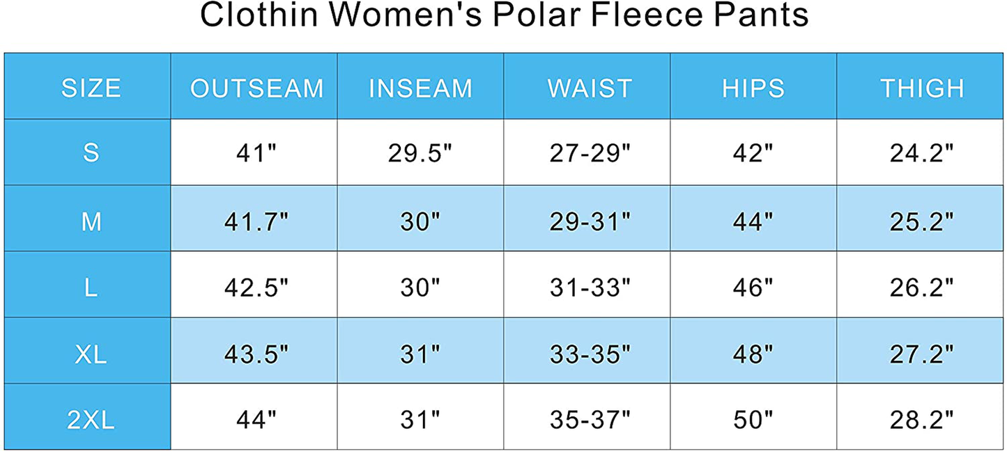 Clothin Men/Women Polar Fleece Thermal Sweatpants Apparel & Accessories > Clothing > Activewear Kylie Max
