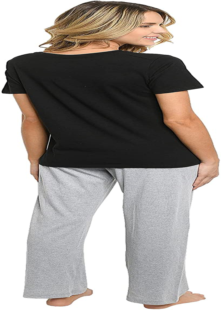 Disney Womens Pajama Set Minnie Mouse Lounge Wear Apparel & Accessories > Clothing > Sleepwear & Loungewear > Pajamas Disney