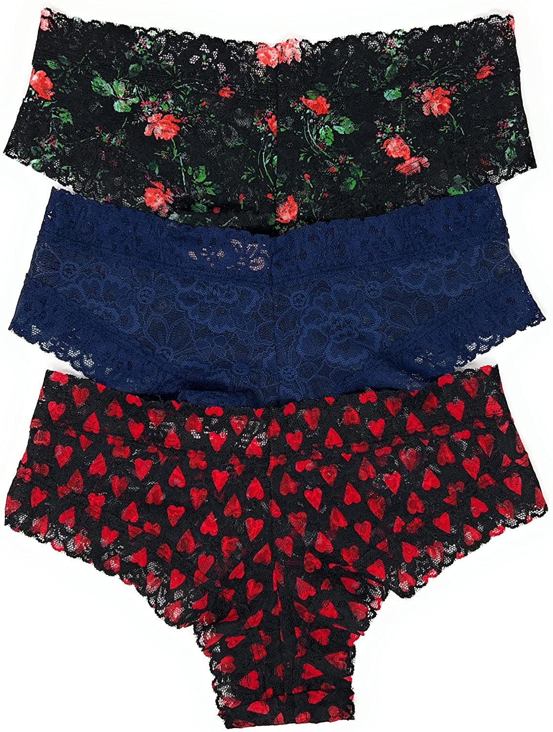 Victoria'S Secret the Lacie Cheeky Panty Set of 3 Apparel & Accessories > Clothing > Underwear & Socks > Underwear Victoria's Secret