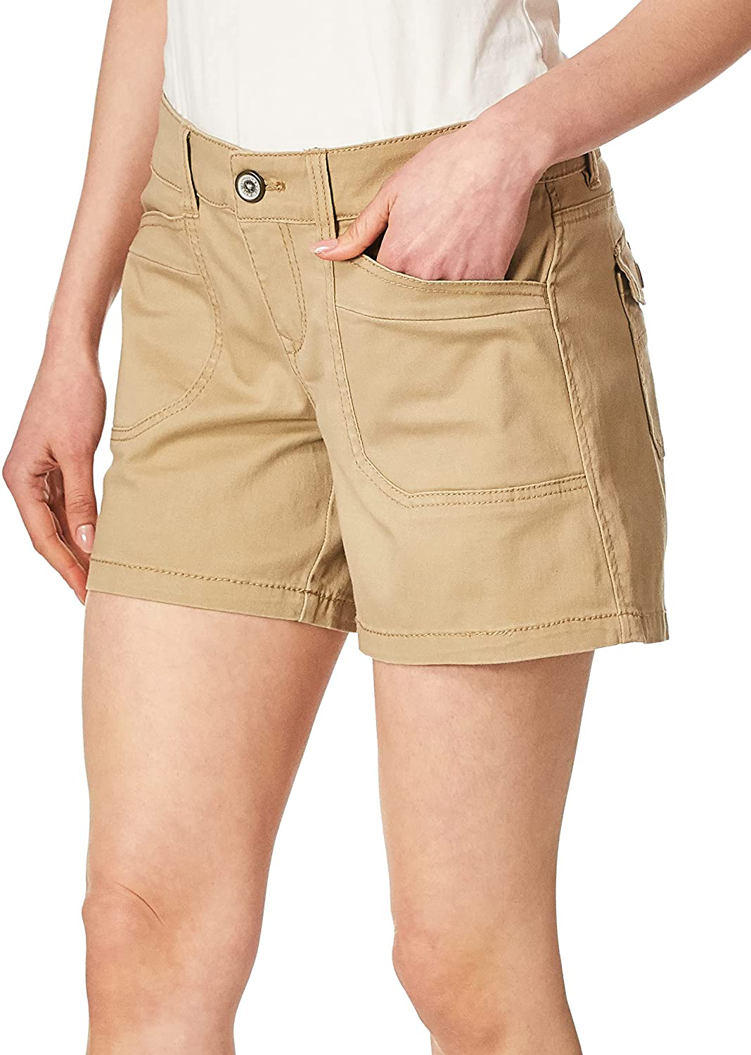 UNIONBAY Women'S Darcy Stretch 5" Inseam Short Apparel & Accessories > Clothing > Shorts Kylie Max