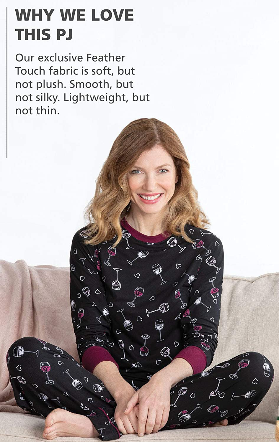 PajamaGram Womens PJs Sets Cozy - Ultra Soft Women Pajamas Apparel & Accessories > Clothing > Sleepwear & Loungewear > Pajamas PajamaGram